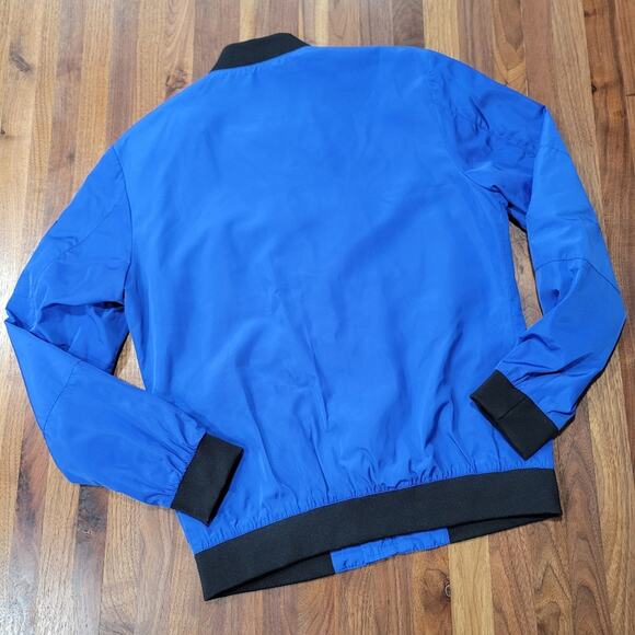 Basic Zara Man Parachute Bomber Jacket Size Medium - Picture 2 of 6